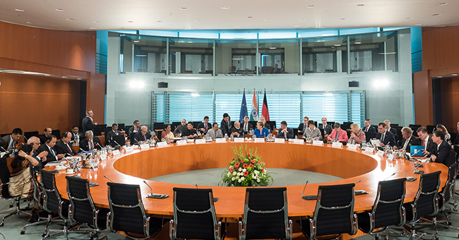 German-Indian government consultations at the Federal Chancellery