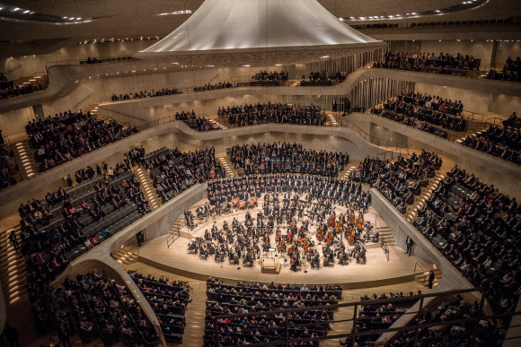 Concert in the Elbphilharmonie Concert Hall during the G20 Summit. 